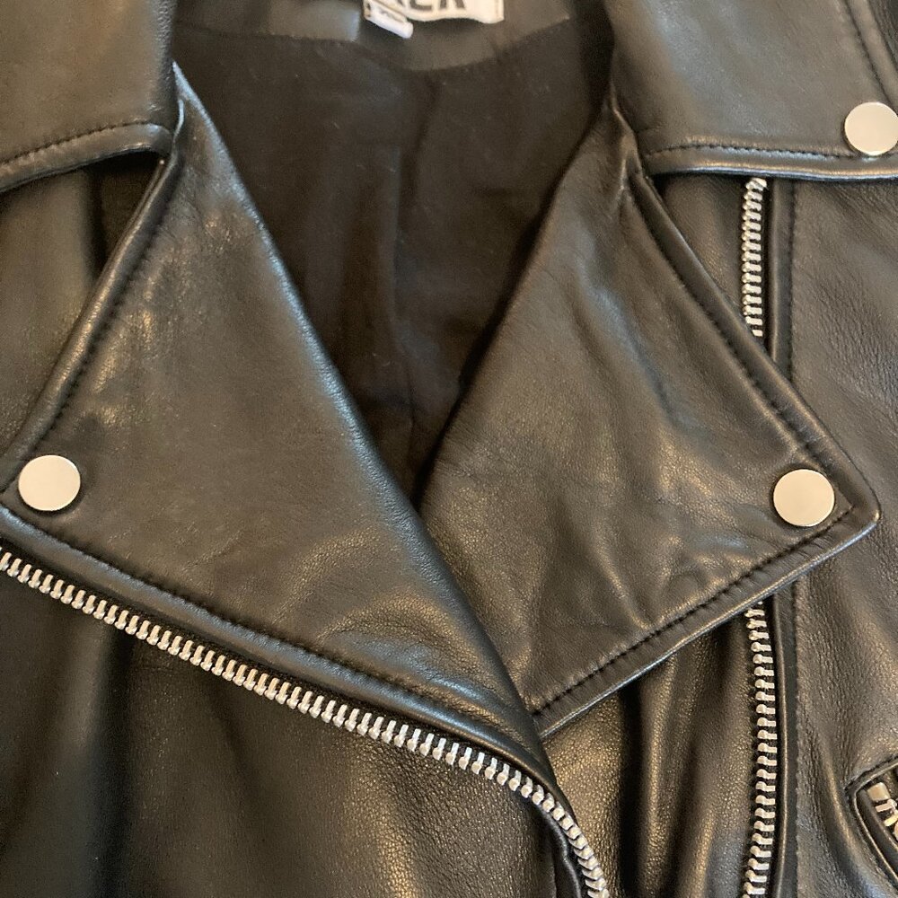 Walter Baker Liz Leather Moto Jacket XL